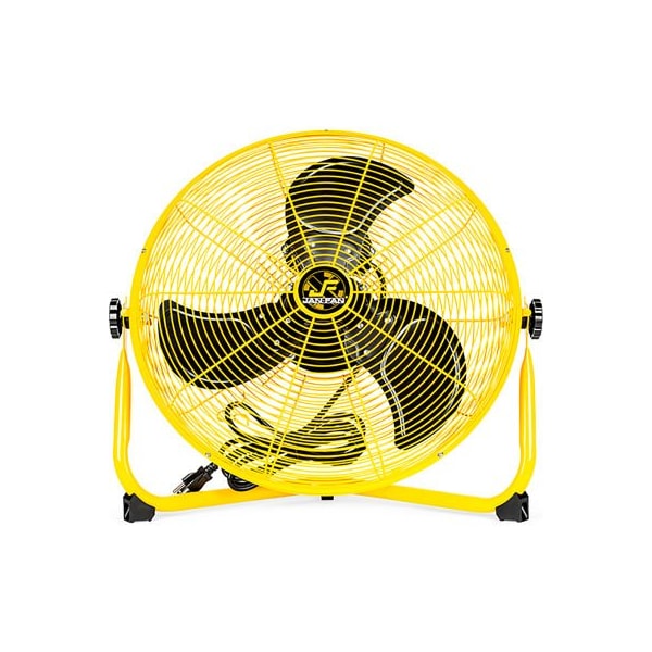 Hunter Fan Co. Jan Fan Jan Fan 18in Industrial Workstation Fan, 3 Speed, Yellow JF-18F-Y - main